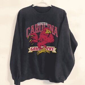 Vintage University of South Carolina Gamecocks Football Sweatshirt, NCAA Shirt